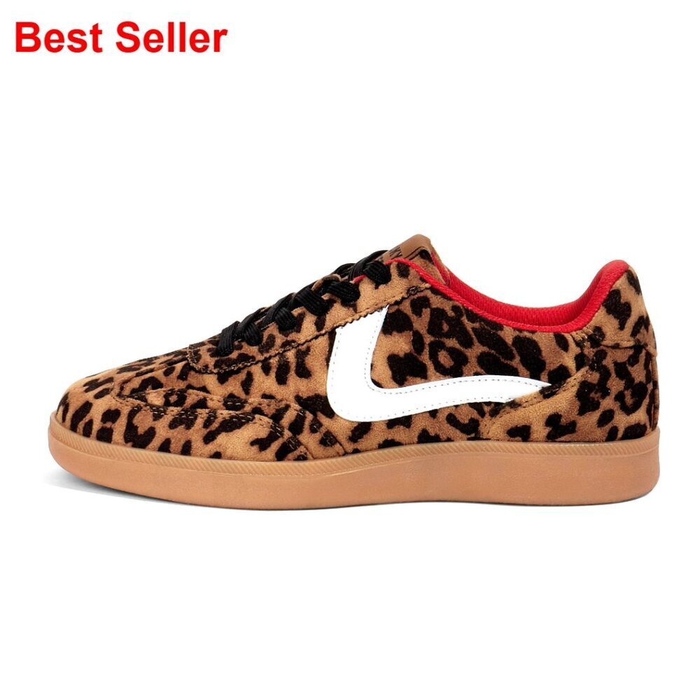 Women's Retro Sneakers Non-Slip Comfort Walking Casual Skate Shoes